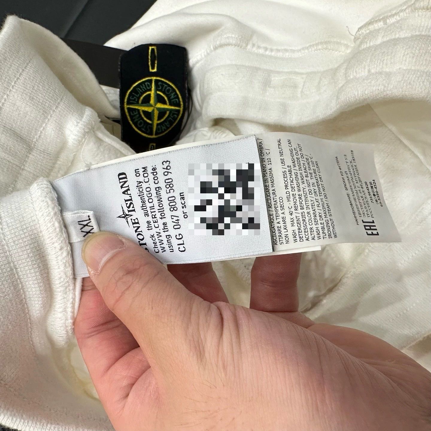 Stone Island Stone Island Casual White Sweatpants XXL Men Size US 38 / EU 54 - 6 Thumbnail
