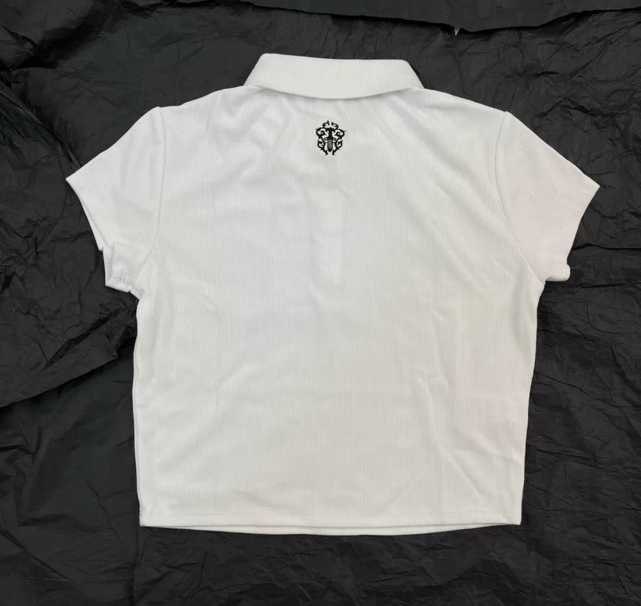 Chrome Hearts Chrome Hearts Embroidered Cropped Multi T-Shirt XL Women Size XL / US 12-14 / IT 48-50 - 2 Thumbnail