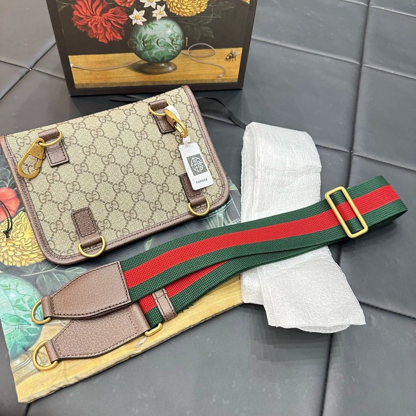 Gucci Gucci Tiger Green Shoulder Bag M Women Size ONE SIZE - 2 Thumbnail