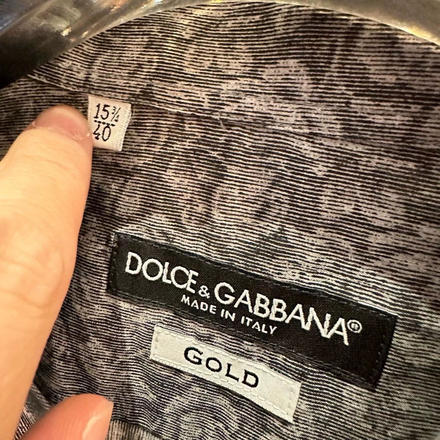 Dolce & Gabbana Dolce & Gabbana Floral Printed Green Shirt 40 Men Size US M / EU 48-50 / 2 - 4 Thumbnail