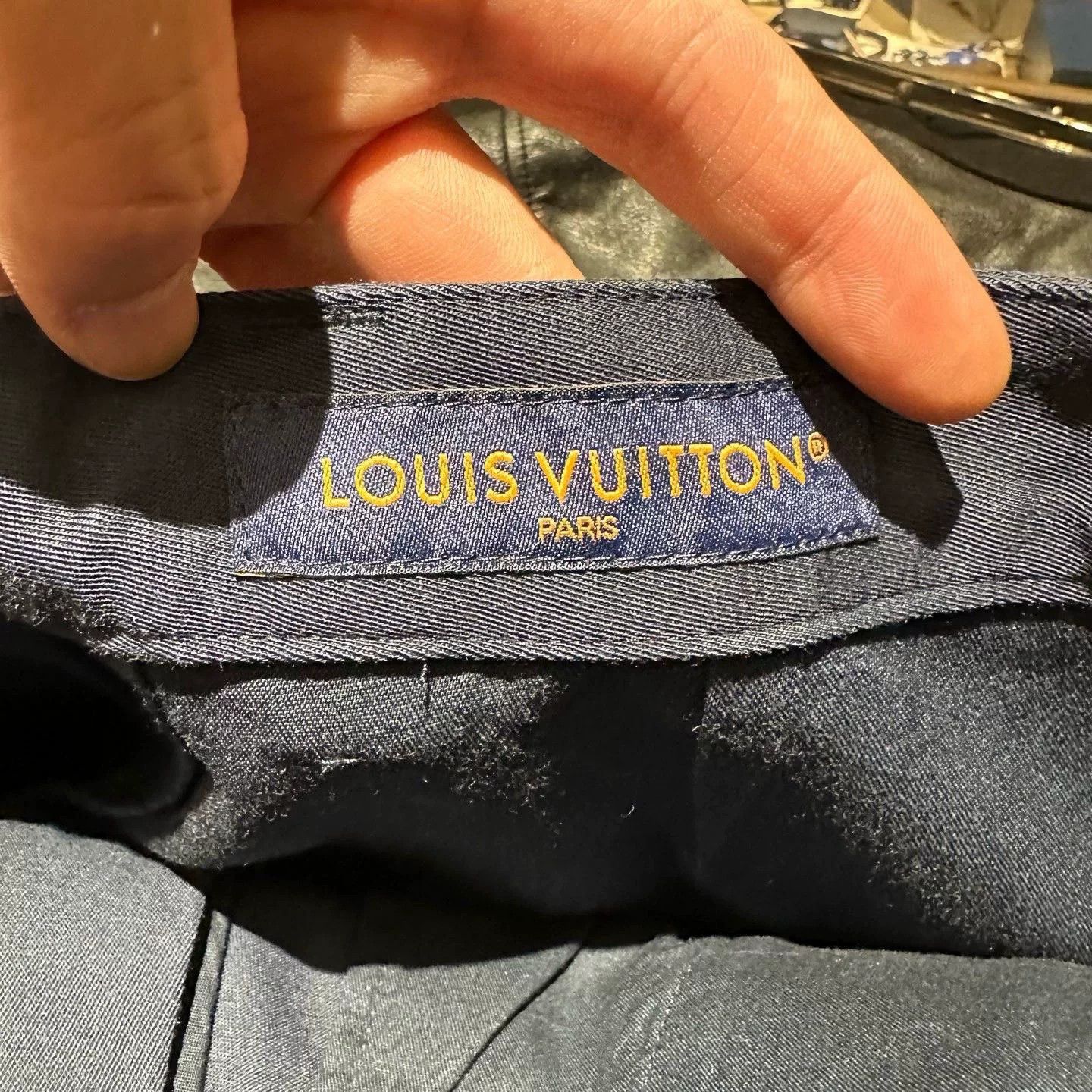 Louis Vuitton Louis Vuitton Embroidered Blue Casual Pants 42 Men Size US 42 / EU 58 - 6 Thumbnail