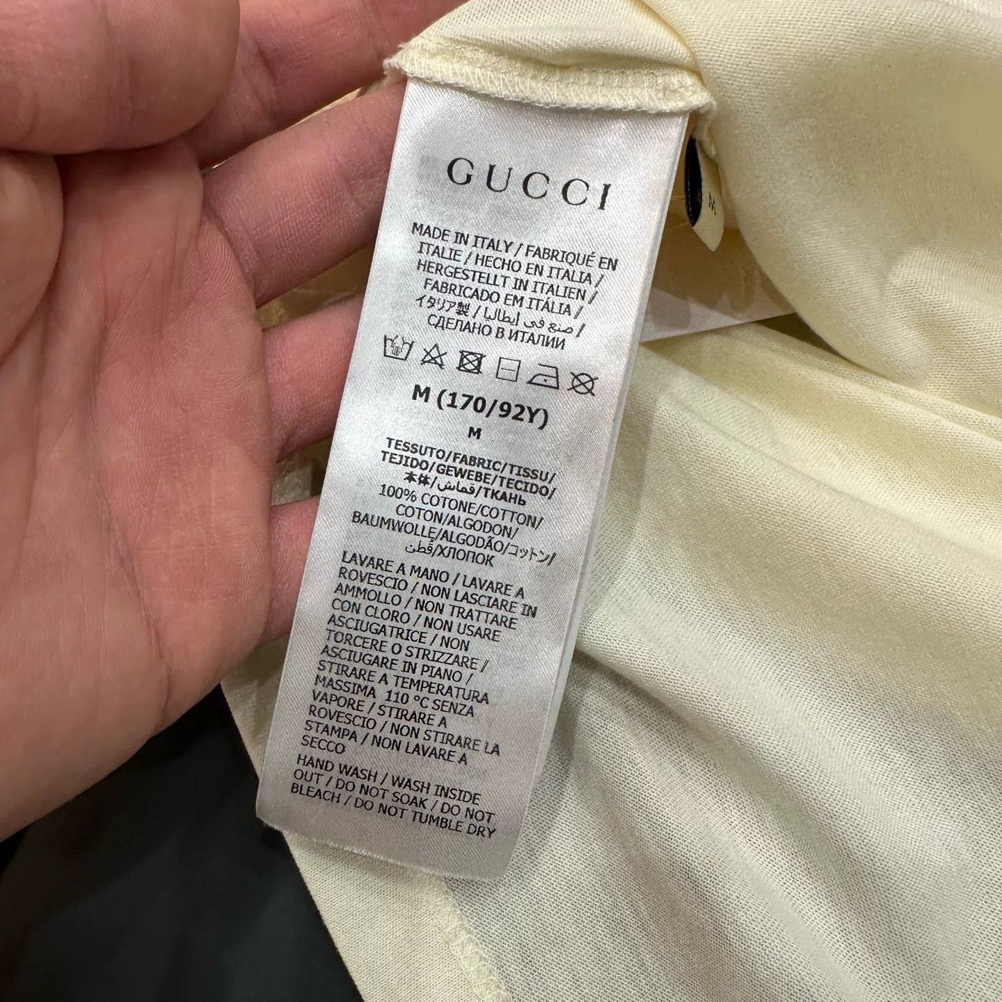 Gucci Gucci White T-Shirt M Men Size US M / EU 48-50 / 2 - 5 Thumbnail