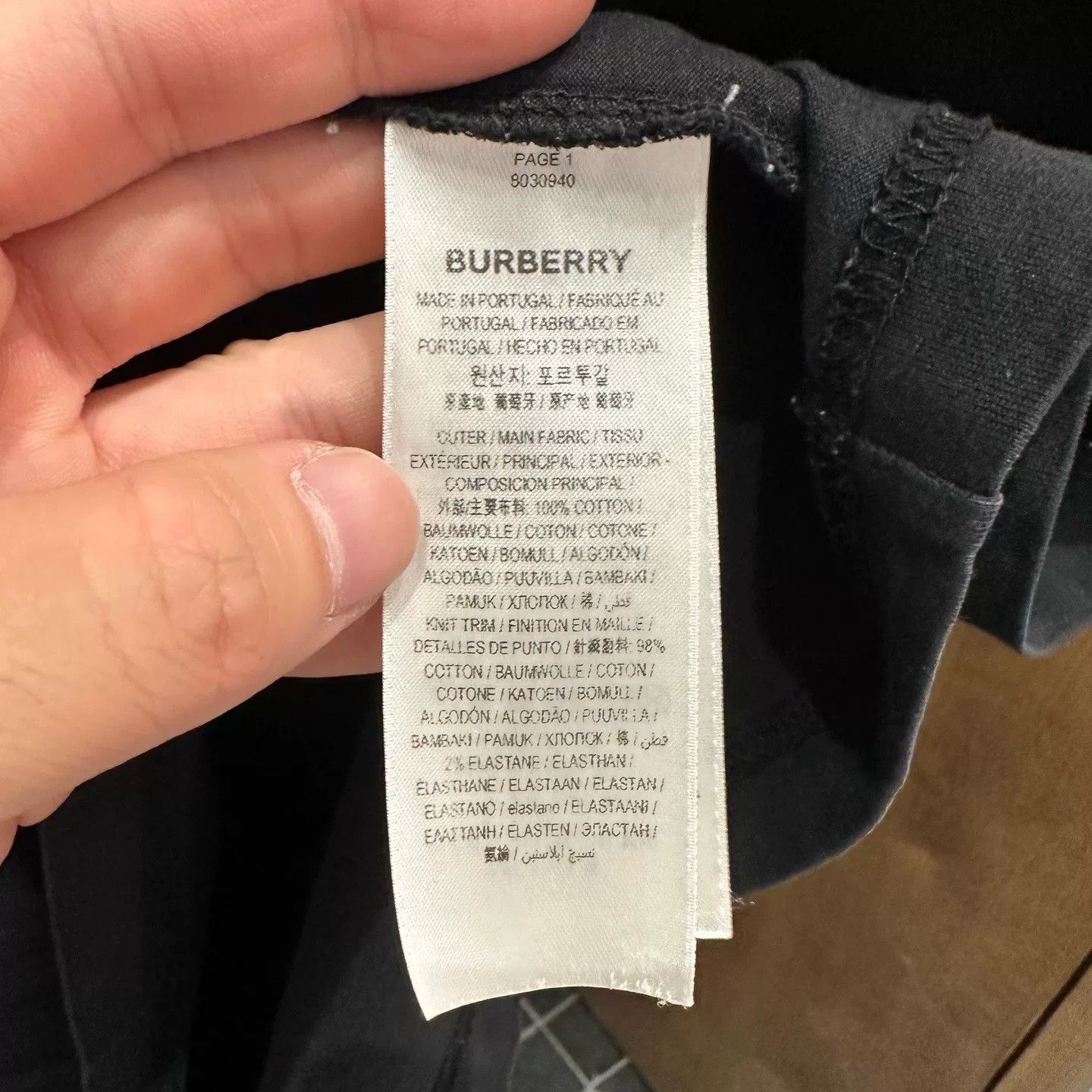 Burberry Burberry Retro Black T-Shirt M Men Size US M / EU 48-50 / 2 - 5 Thumbnail