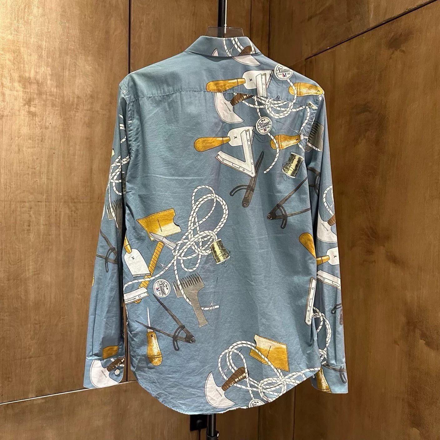 Louis Vuitton Louis Vuitton Retro Green Shirt S Men Size US S / EU 44-46 / 1 - 2 Thumbnail