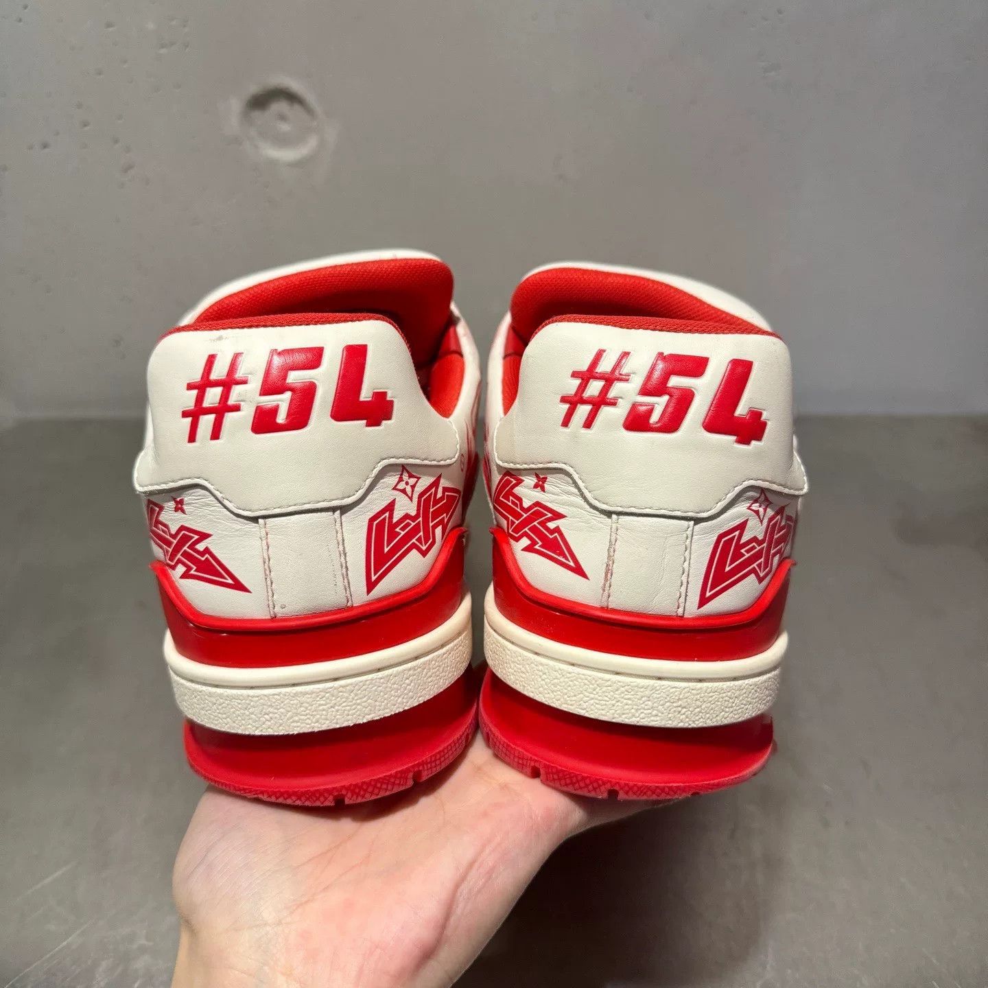 Louis Vuitton Louis Vuitton Limited Red Lowtop Sneakers 41 Men Size US 8.5 / EU 41-42 - 5 Thumbnail