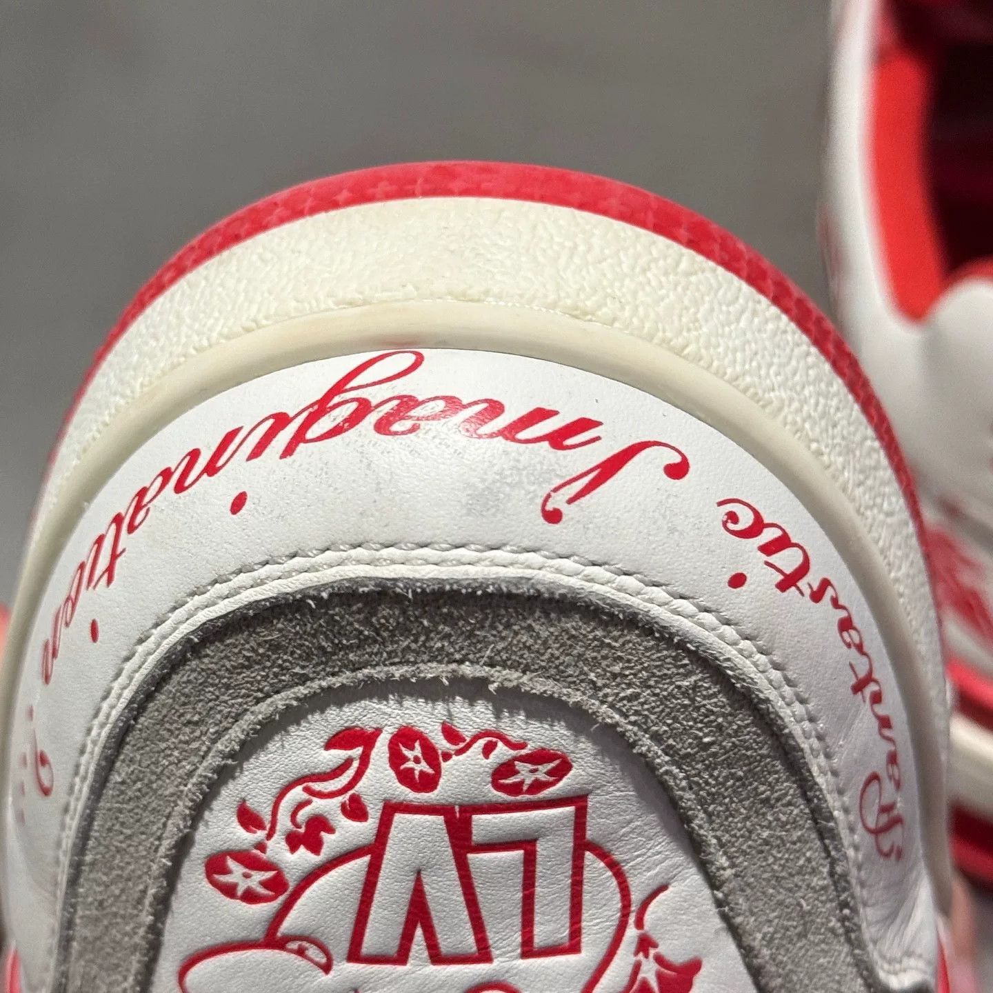 Louis Vuitton Louis Vuitton Limited Red Lowtop Sneakers 41 Men Size US 8.5 / EU 41-42 - 8 Thumbnail