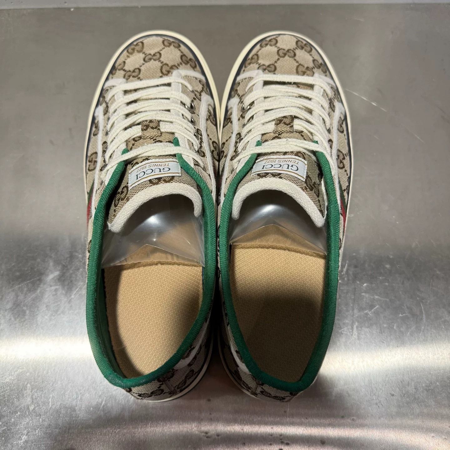 Gucci Gucci Retro Green Lowtop Sneakers 42 Men Size US 9 / EU 42 - 7 Thumbnail