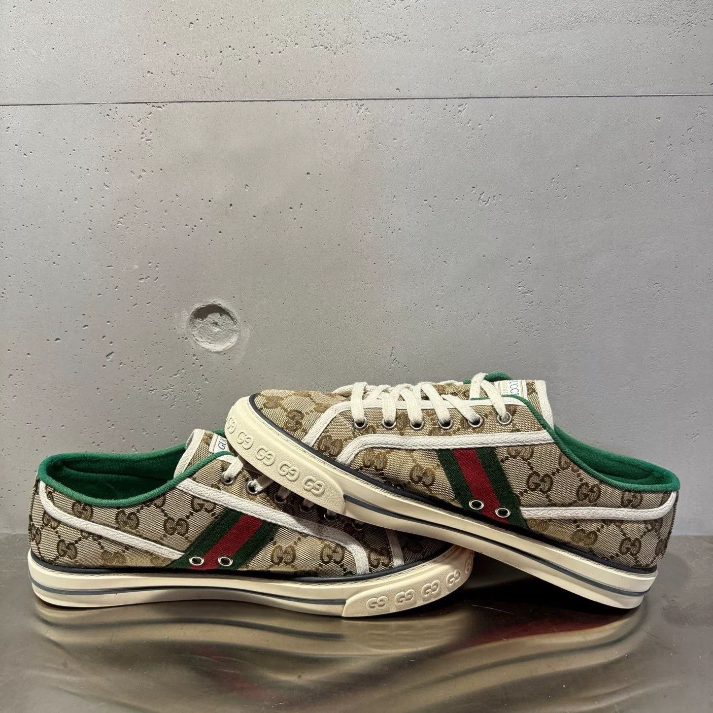 Gucci Gucci Retro Green Lowtop Sneakers 42 Men Size US 9 / EU 42 - 3 Thumbnail