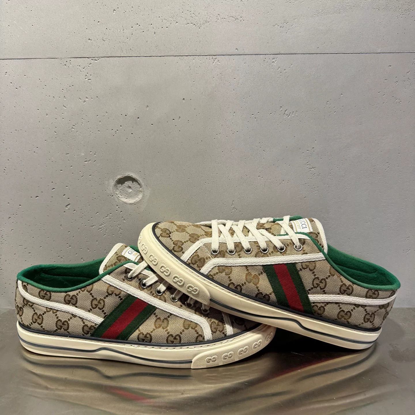 Gucci Gucci Retro Green Lowtop Sneakers 42 Men Size US 9 / EU 42 - 4 Thumbnail
