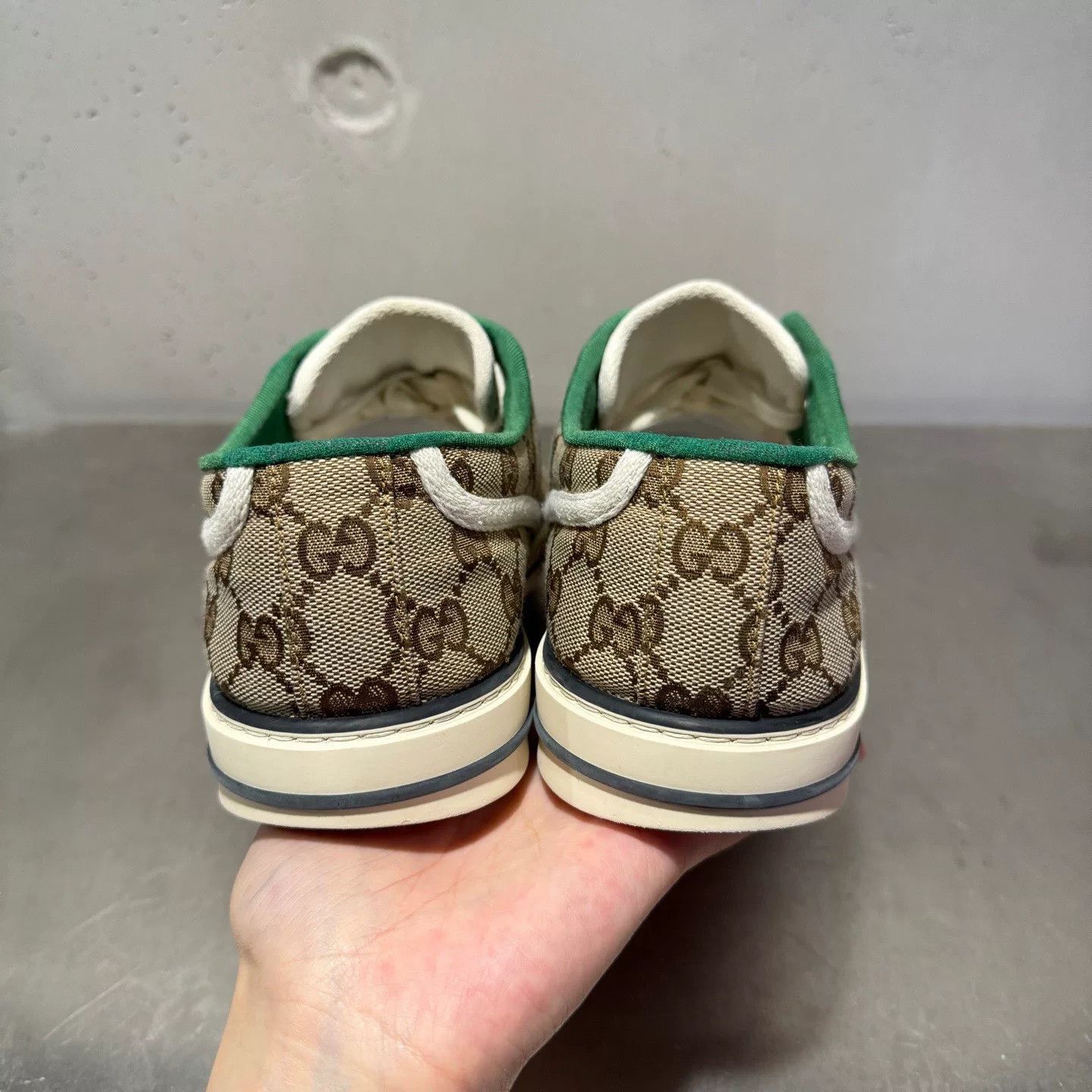 Gucci Gucci Retro Green Lowtop Sneakers 42 Men Size US 9 / EU 42 - 5 Thumbnail