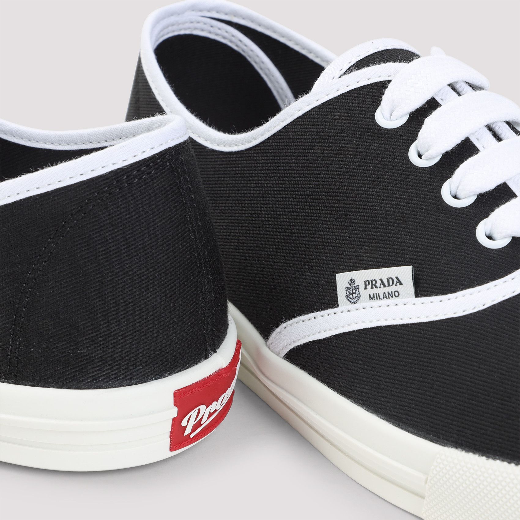 Prada Prada Cotton Sneakers Size US 12 / EU 45 - 4 Thumbnail