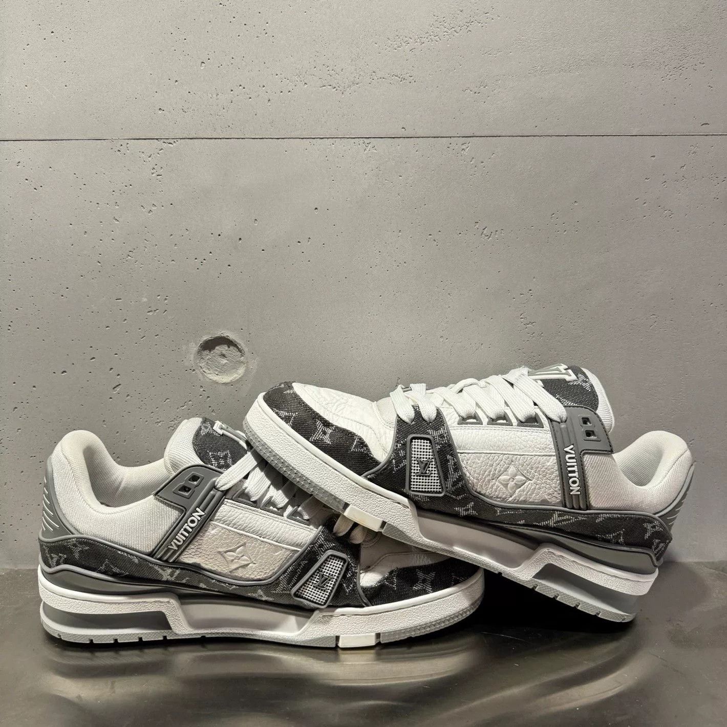 Louis Vuitton Louis Vuitton Training Denim Multi Lowtop Sneakers 41 Men Size US 8.5 / EU 41-42 - 3 Thumbnail