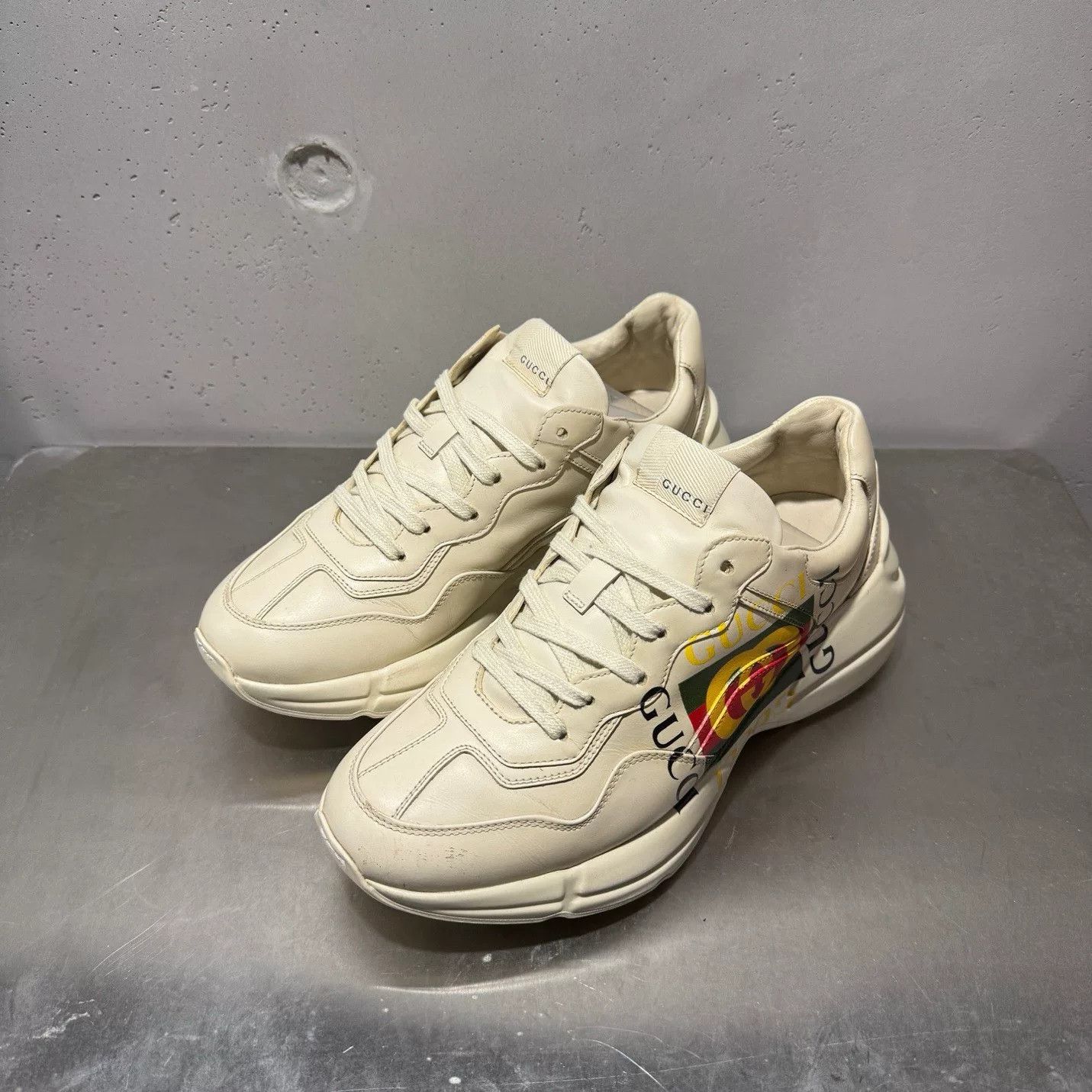 Gucci Gucci Printed Green Lowtop Sneakers 41 Men Size US 8.5 / EU 41-42 - 2 Thumbnail