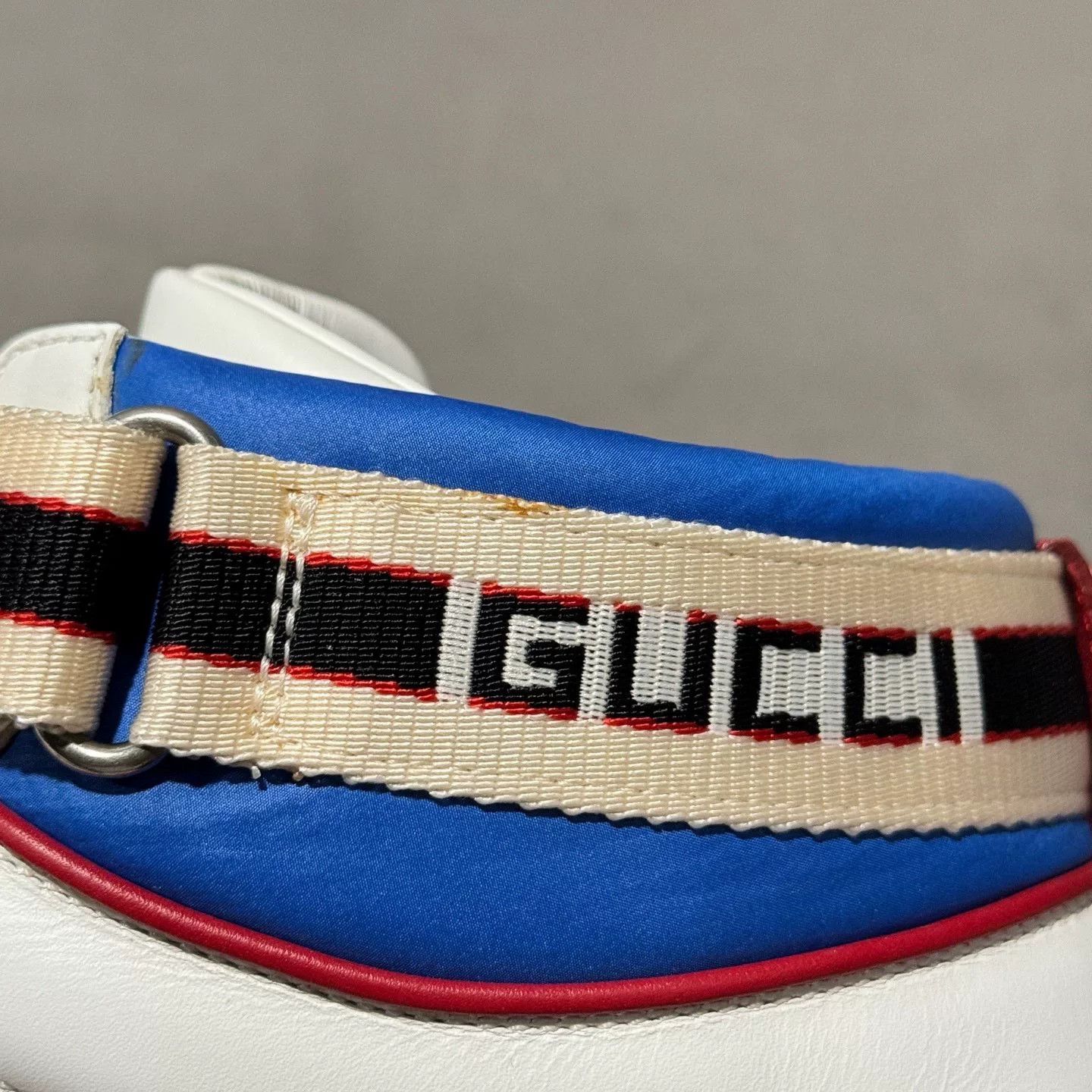 Gucci Gucci Blue Hitop Sneakers 40 Men Size US 7.5 / EU 40-41 - 8 Thumbnail