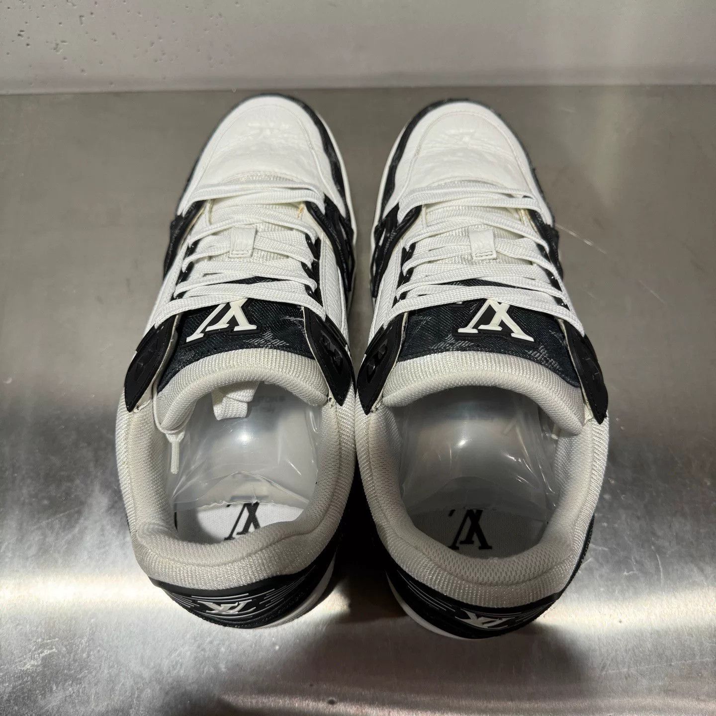 Louis Vuitton Louis Vuitton Training Denim Black Lowtop Sneakers 40 Men Size US 7.5 / EU 40-41 - 7 Thumbnail