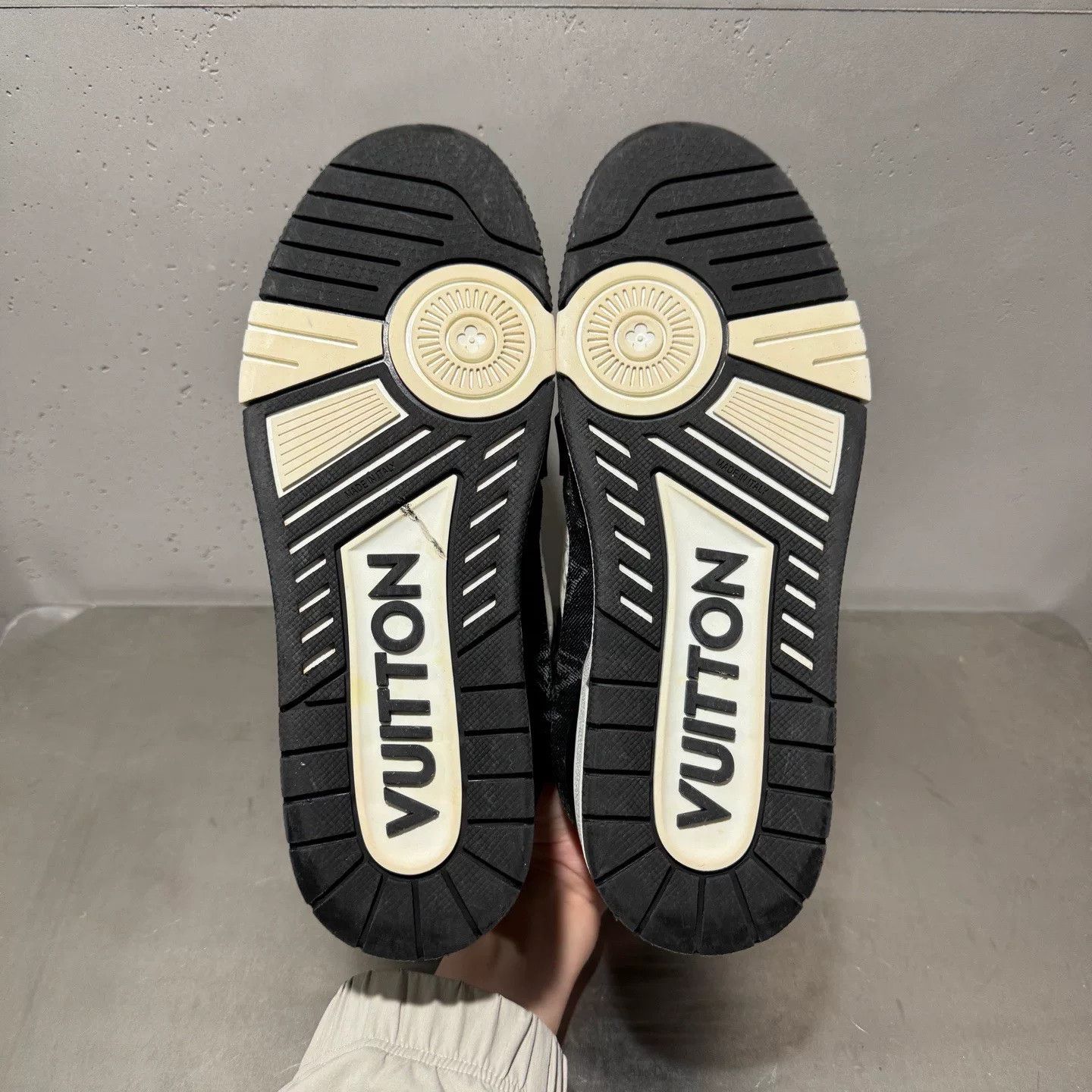 Louis Vuitton Louis Vuitton Training Denim Black Lowtop Sneakers 40 Men Size US 7.5 / EU 40-41 - 6 Thumbnail