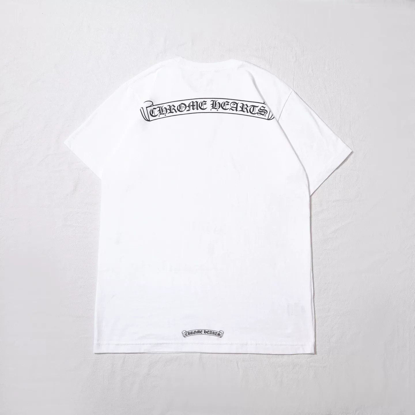 Chrome Hearts Chrome Hearts Collab White T-Shirt M Men Size US M / EU 48-50 / 2 - 2 Thumbnail