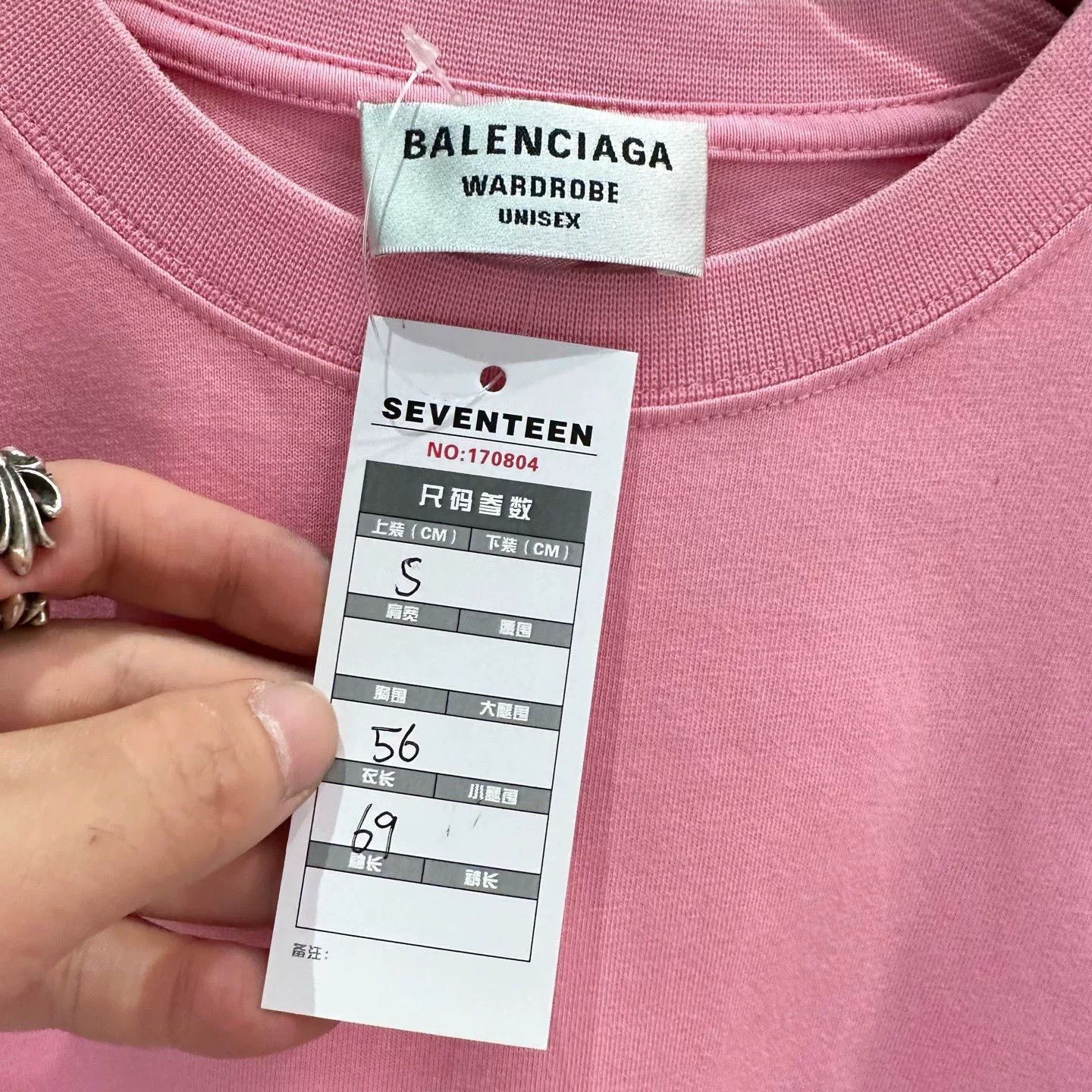 Balenciaga Balenciaga Retro Embroidered Pink T-Shirt S Women Size S / US 4 / IT 40 - 5 Thumbnail