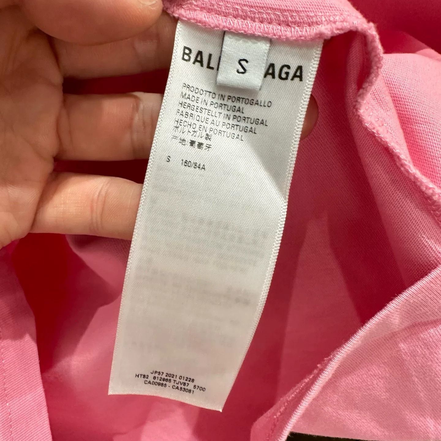 Balenciaga Balenciaga Retro Embroidered Pink T-Shirt S Women Size S / US 4 / IT 40 - 6 Thumbnail