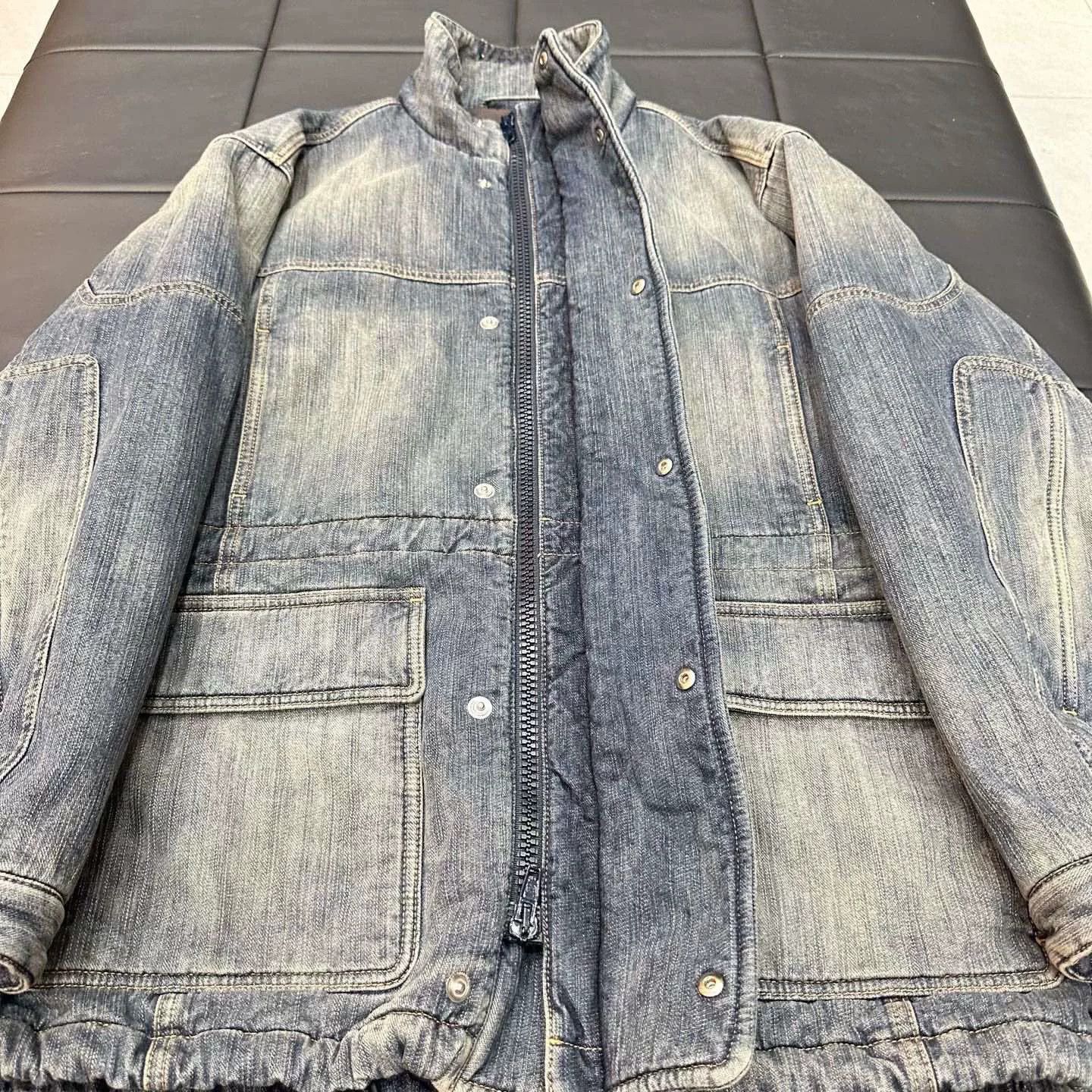 Balenciaga Balenciaga Retro Denim Green Light Jacket S Men Size US S / EU 44-46 / 1 - 2 Thumbnail