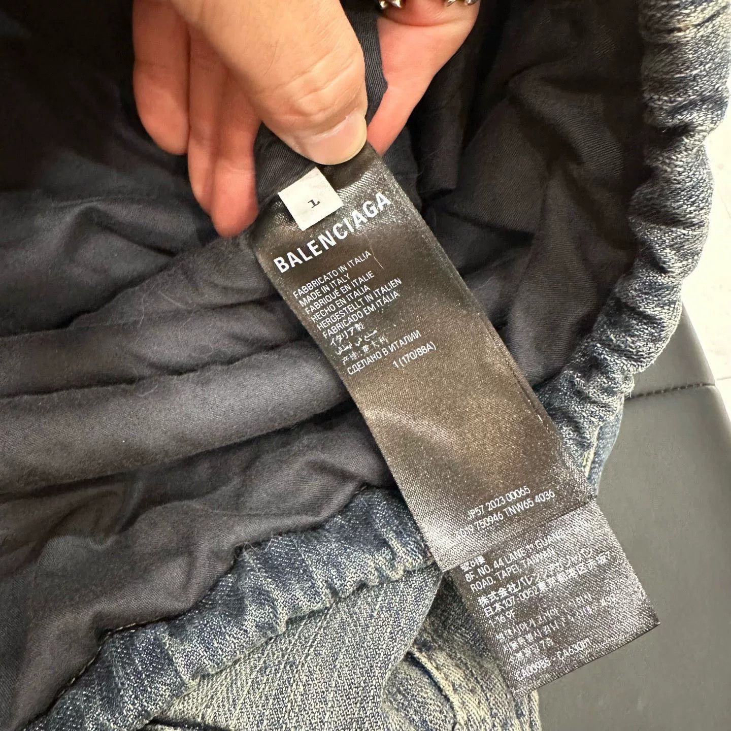 Balenciaga Balenciaga Retro Denim Green Light Jacket S Men Size US S / EU 44-46 / 1 - 7 Thumbnail