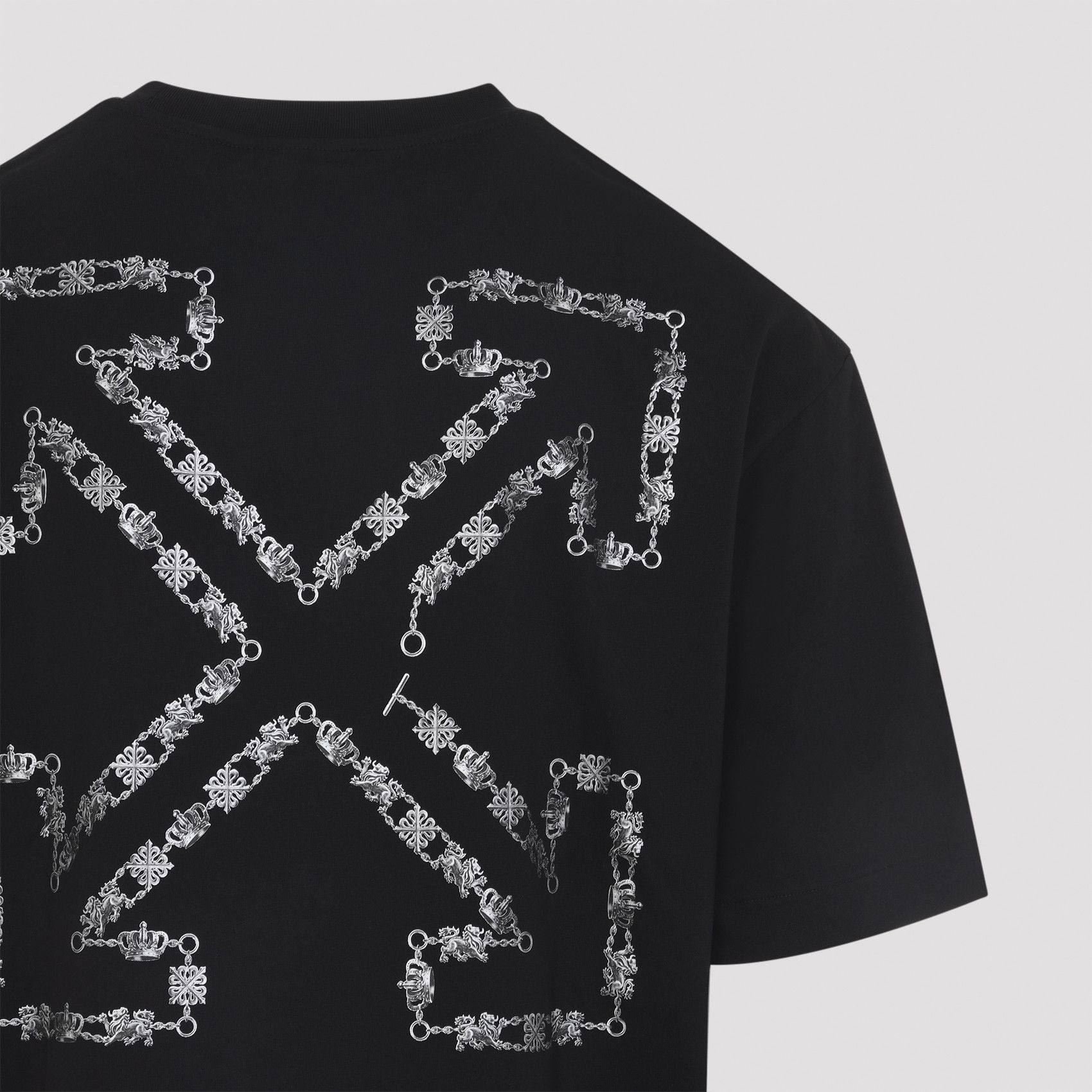 Off-White Off White Chain Araldic Arrow Skate T-shirt Size US M / EU 48-50 / 2 - 3 Thumbnail