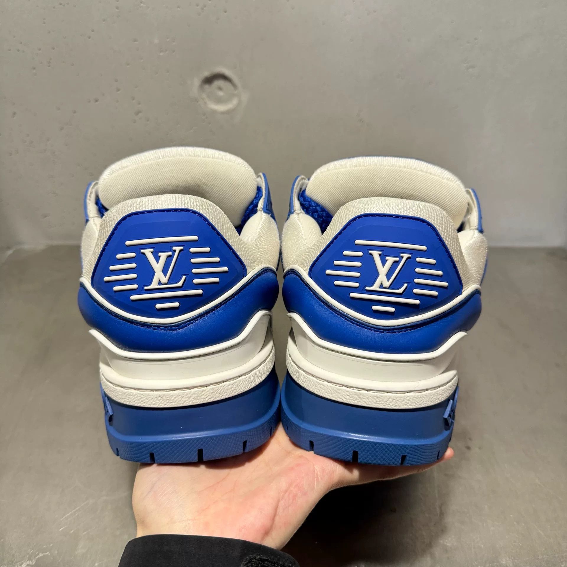 Louis Vuitton Louis Vuitton Training Blue Lowtop Sneakers 41 Men Size US 8.5 / EU 41-42 - 5 Thumbnail