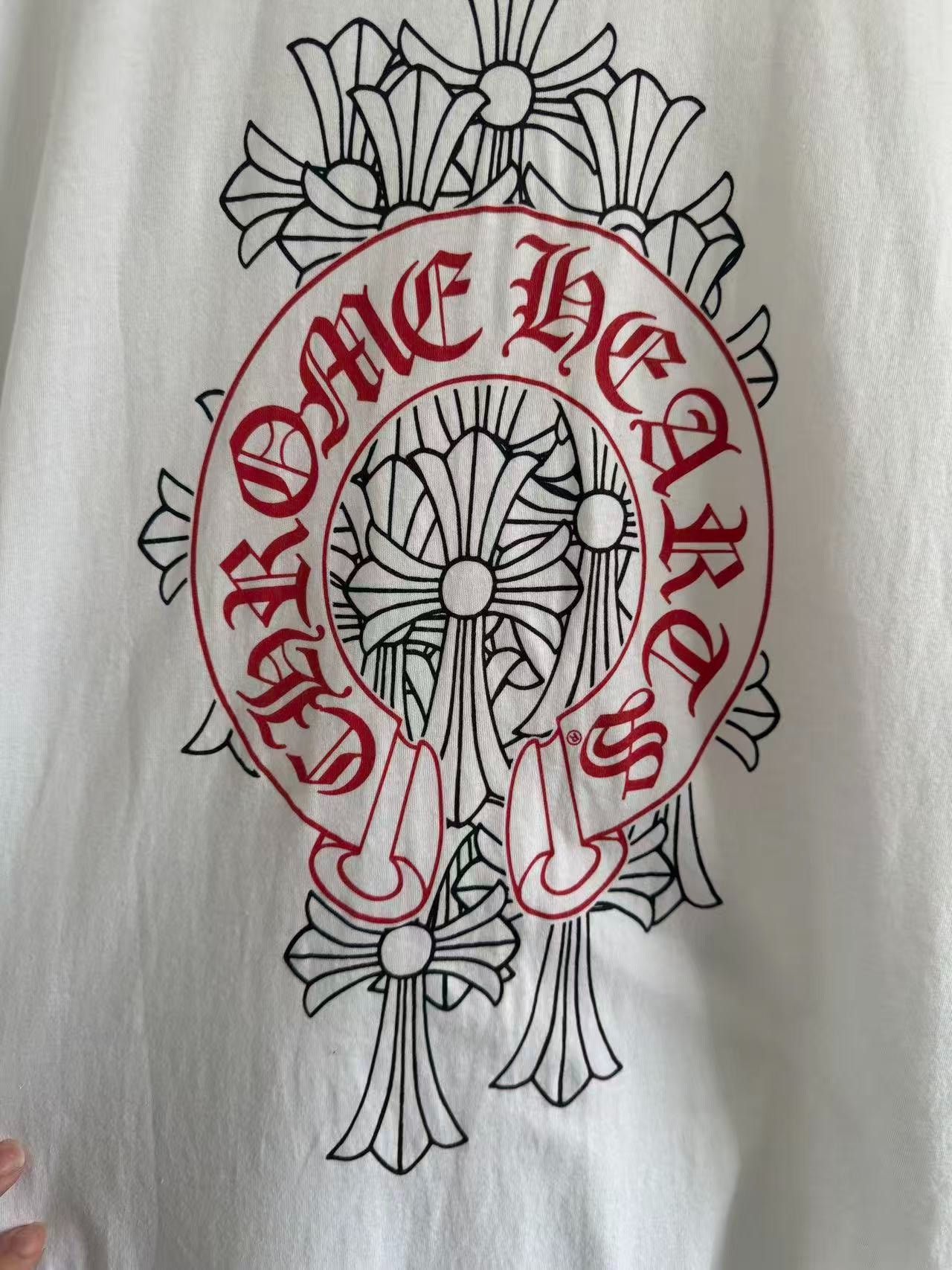 Chrome Hearts Chrome Hearts Red T-Shirt L Men Size US L / EU 52-54 / 3 - 3 Thumbnail