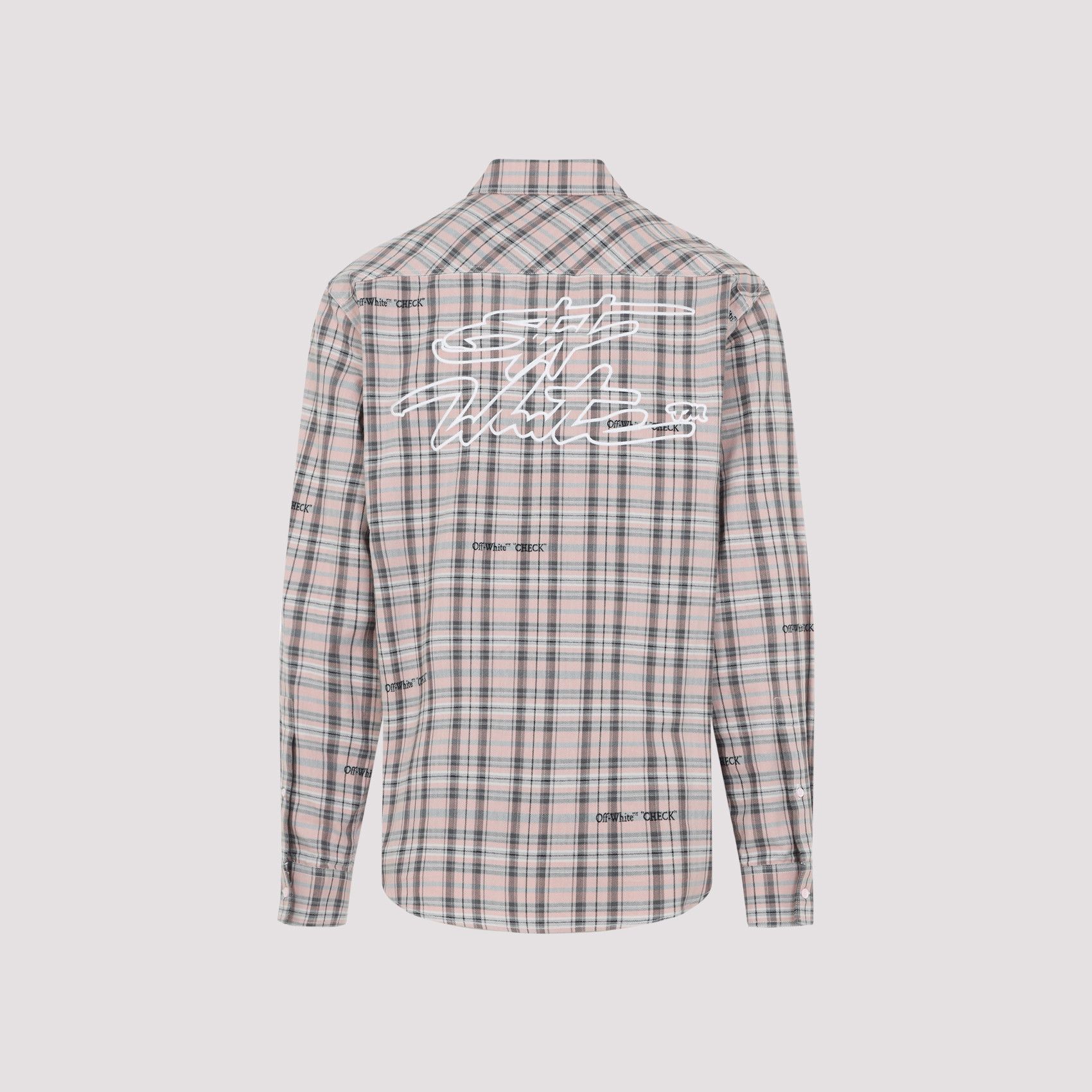 Off-White Off White Flannel Shirt Size US M / EU 48-50 / 2 - 2 Thumbnail