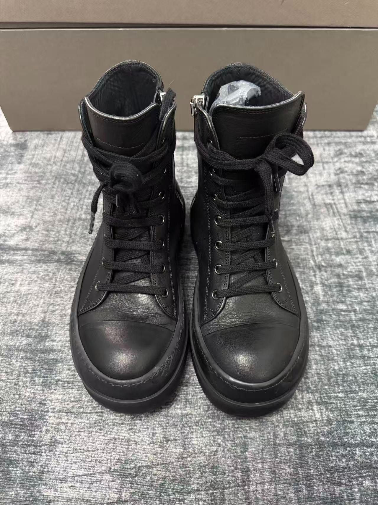 Rick Owens Rick Owens Black Hitop Sneakers 36 Women Size US 6 / IT 36 - 2 Thumbnail