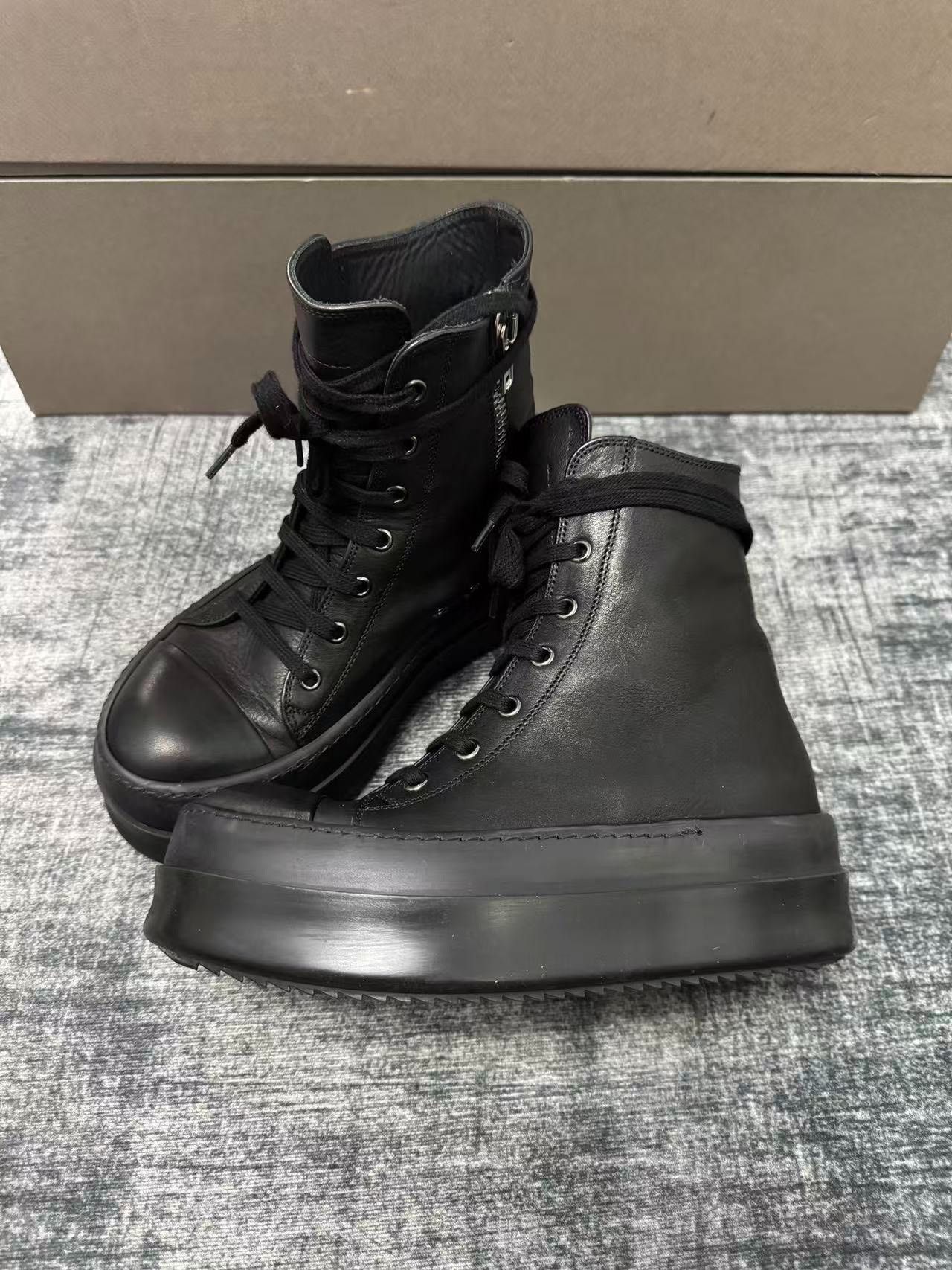 Rick Owens Rick Owens Black Hitop Sneakers 36 Women Size US 6 / IT 36 - 3 Thumbnail