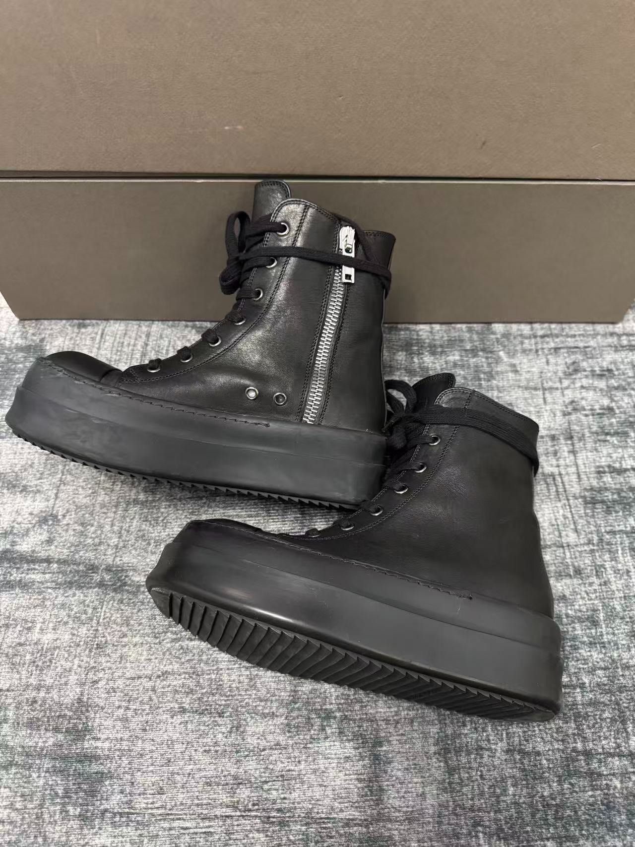 Rick Owens Rick Owens Black Hitop Sneakers 36 Women Size US 6 / IT 36 - 4 Thumbnail