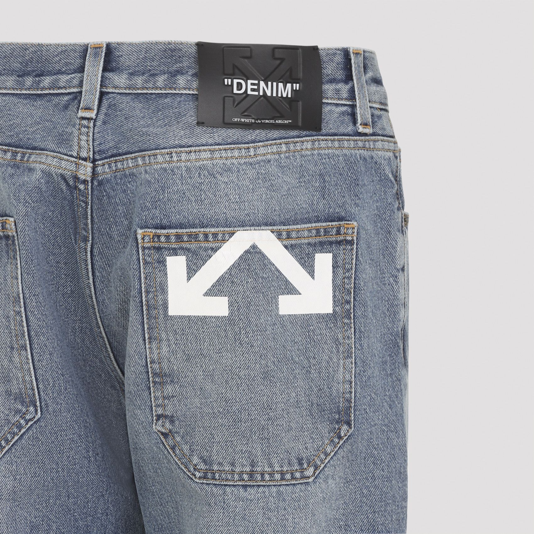 Off-White Off White Half Arrow Slim Relaxed Jeans Size US 33 - 4 Thumbnail