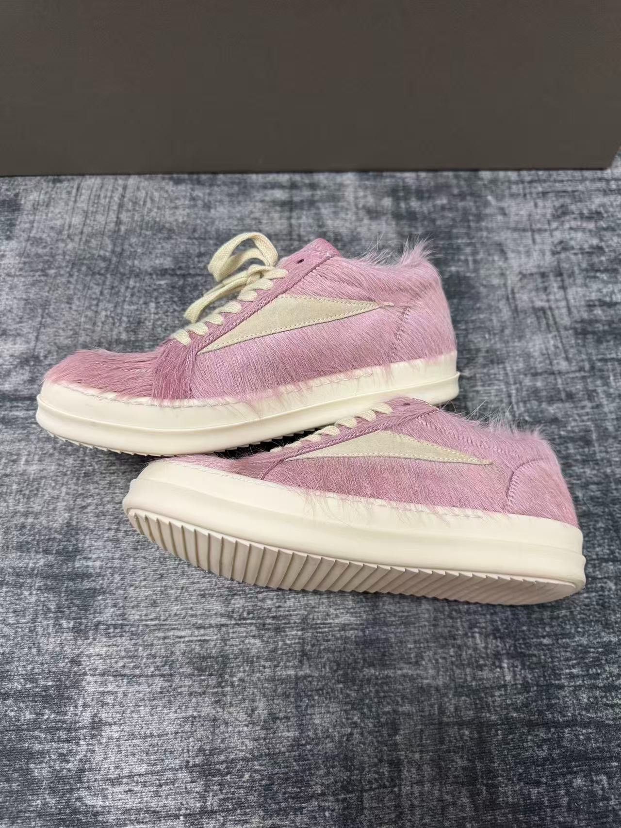 Rick Owens Rick Owens Pink Lowtop Sneakers 38 Women Size US 7.5 / IT 37.5 - 4 Thumbnail
