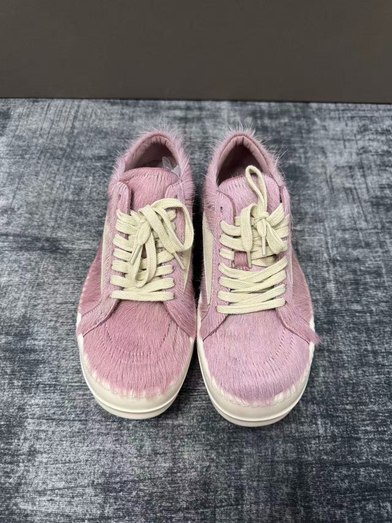 Rick Owens Rick Owens Pink Lowtop Sneakers 38 Women Size US 7.5 / IT 37.5 - 2 Thumbnail