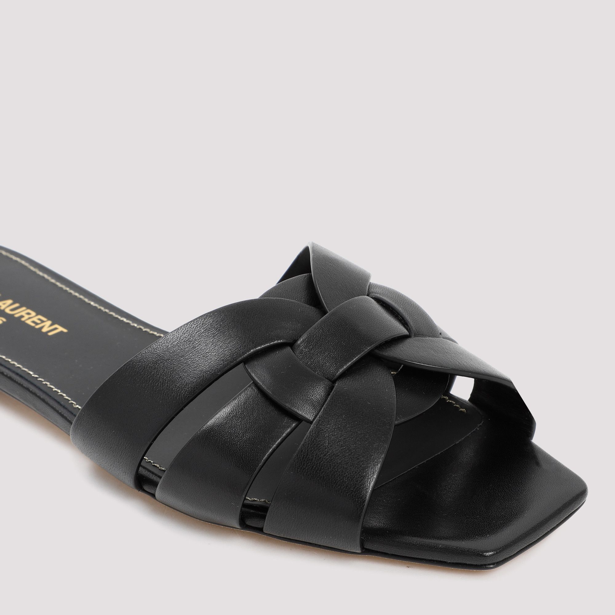 Saint Laurent Paris Saint Laurent Leather Tribute Flats Size US 10 / IT 40 - 4 Thumbnail