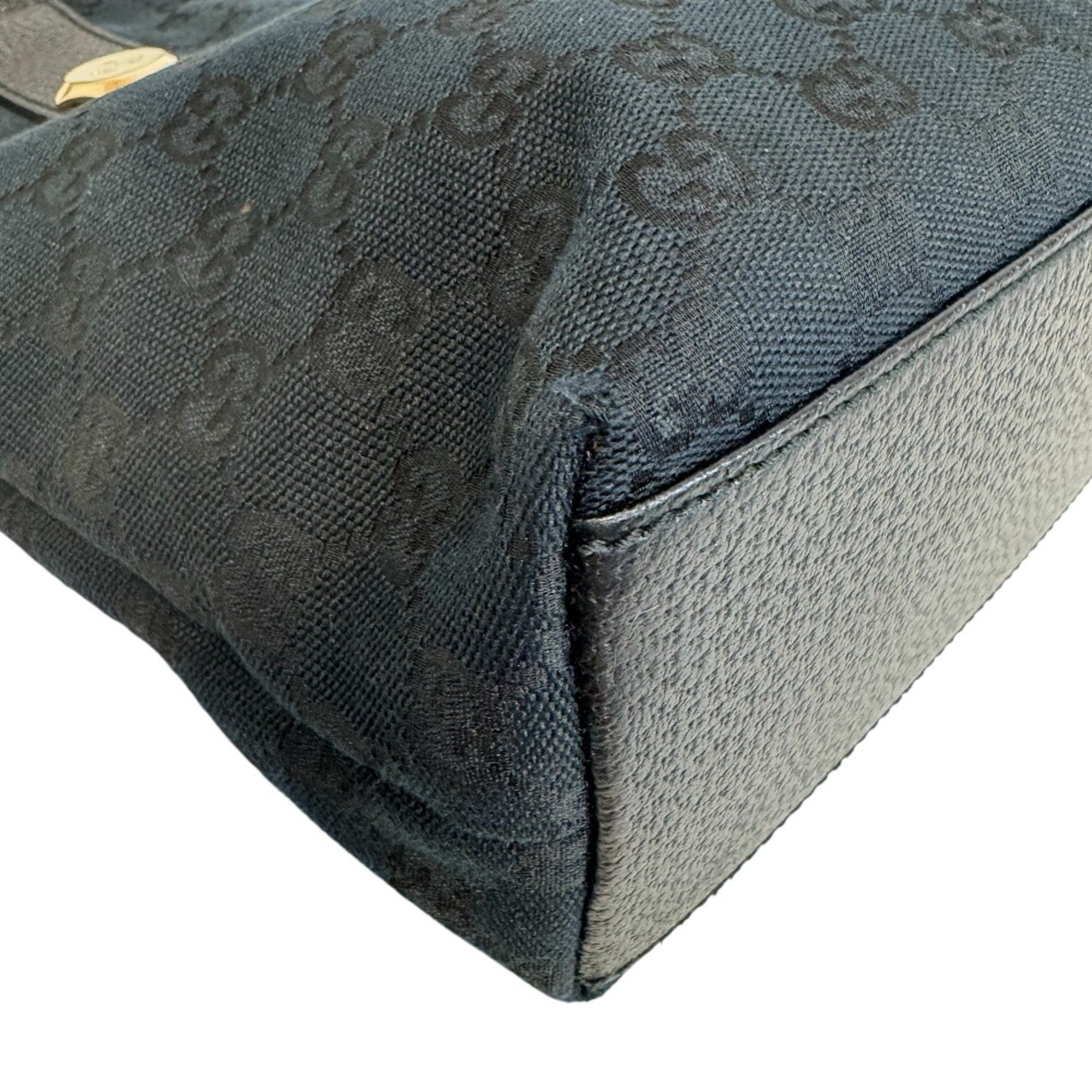 Gucci GUCCI 153361 GG Pattern Hand Tote Bag Shoulder Black Size ONE SIZE - 3 Thumbnail