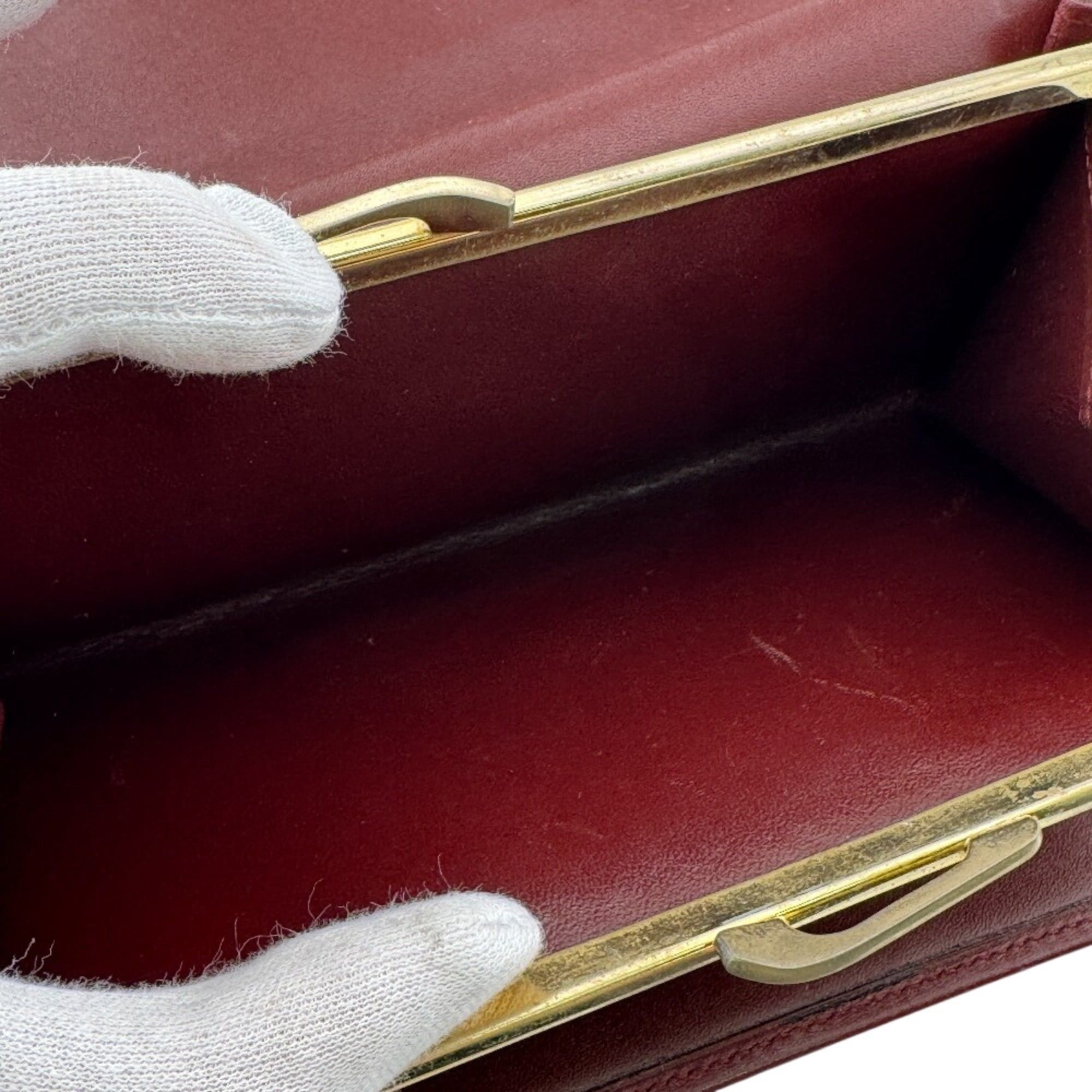 Cartier Cartier coin purse must long wallet red Size ONE SIZE - 14 Thumbnail