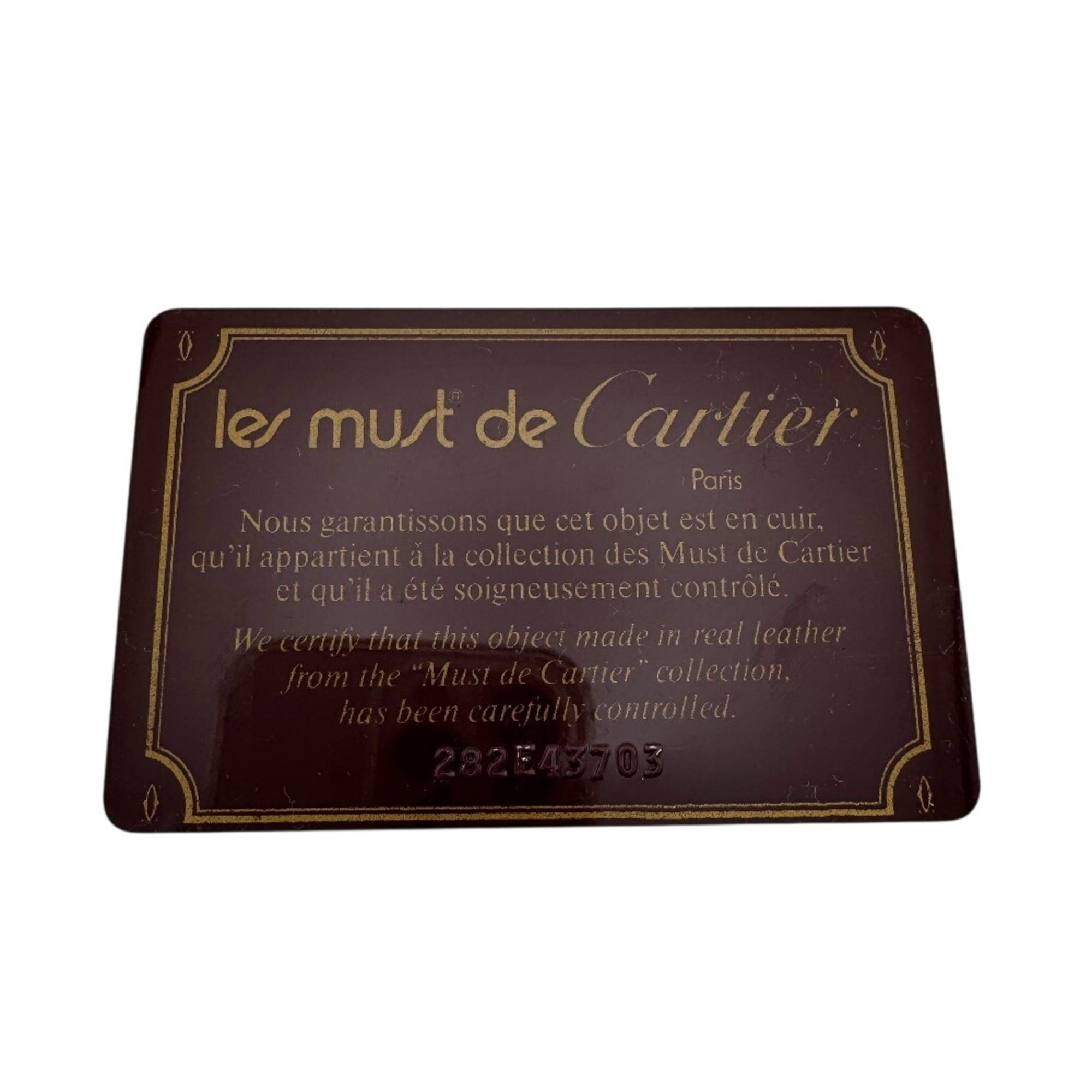 Cartier Cartier coin purse must long wallet red Size ONE SIZE - 20 Thumbnail