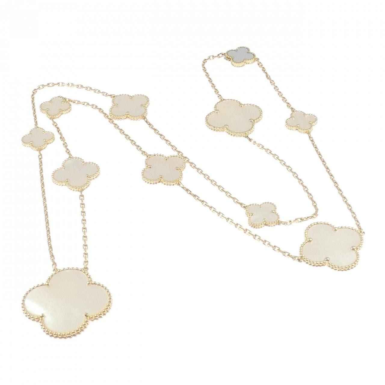 Van Cleef & Arpels Van Cleef & Arpels Van Cleef & Arpels Magic Alhambra 750 Yellow Gold Necklace Precious Metal Necklace VCARD79500 DUTY FREE for USA Size ONE SIZE - 5 Thumbnail