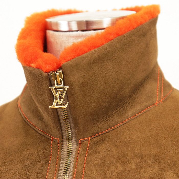 Louis Vuitton Louis Vuitton Louis Vuitton College Lambskin Jacket Leather Outerwear DUTY FREE for USA Size ONE SIZE - 13 Thumbnail