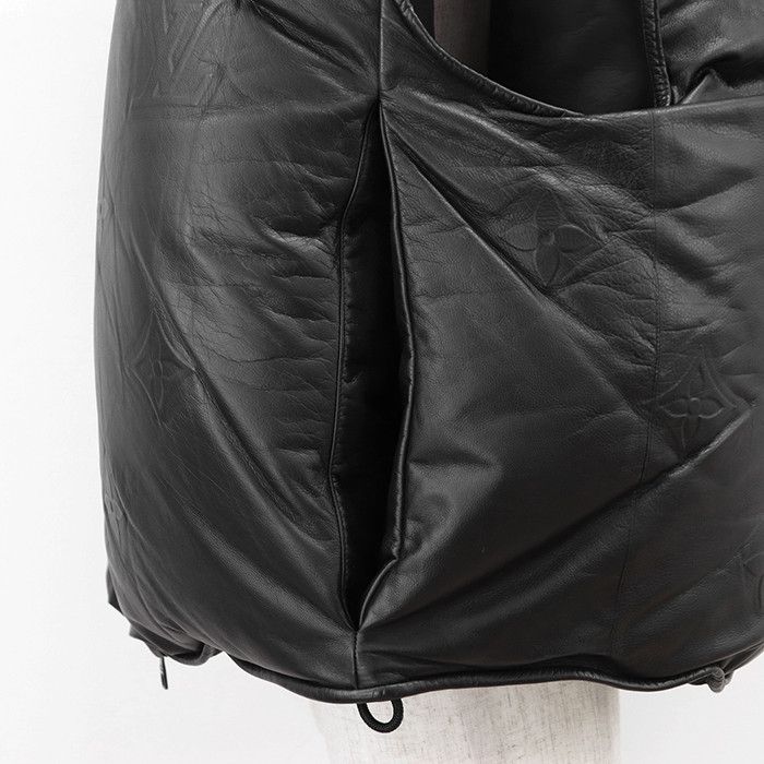 Louis Vuitton Louis Vuitton Louis Vuitton Monogram Cow Leather Down Vest Leather Outerwear DUTY FREE for USA Size ONE SIZE - 14 Thumbnail