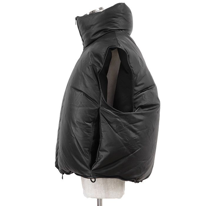 Louis Vuitton Louis Vuitton Louis Vuitton Monogram Cow Leather Down Vest Leather Outerwear DUTY FREE for USA Size ONE SIZE - 5 Thumbnail