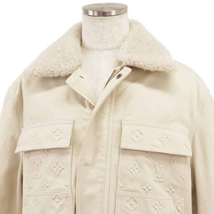 Louis Vuitton Louis Vuitton Louis Vuitton Monogram Cotton Jacket Textile Outerwear DUTY FREE for USA Size ONE SIZE - 2 Thumbnail