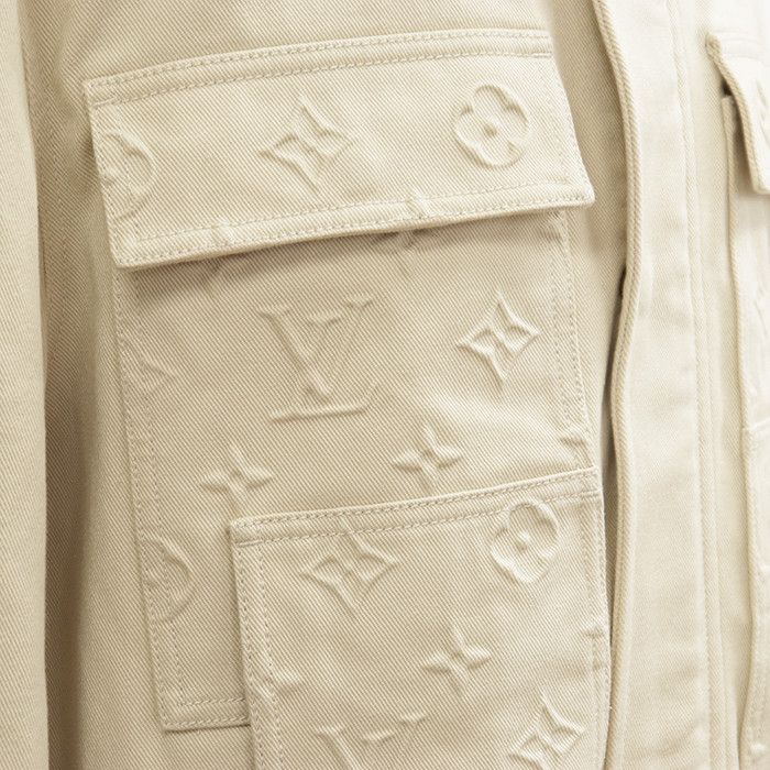 Louis Vuitton Louis Vuitton Louis Vuitton Monogram Cotton Jacket Textile Outerwear DUTY FREE for USA Size ONE SIZE - 3 Thumbnail