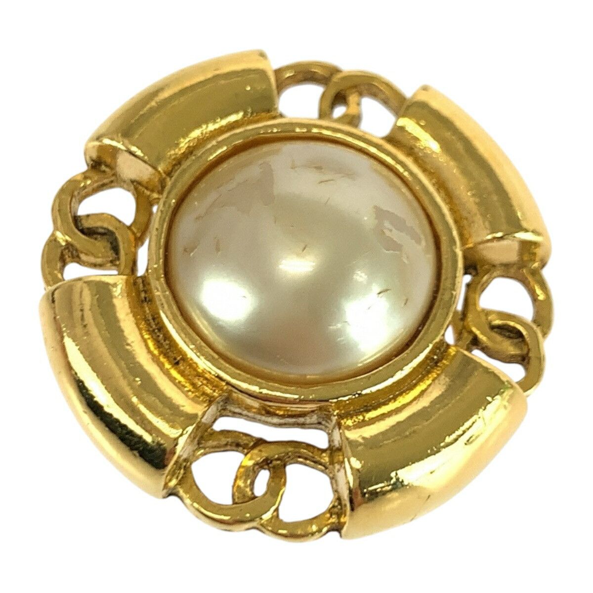 Chanel Chanel Chanel Coco Mark Pearl Clip On Earrings Metal Earrings DUTY FREE for USA Size ONE SIZE - 9 Thumbnail