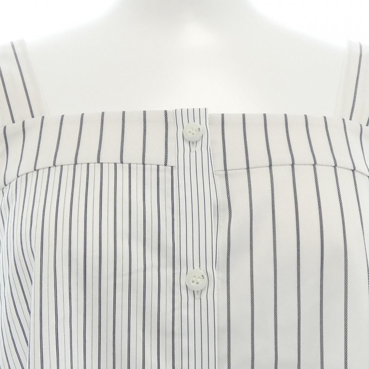 Other Other UN3D Stripe Chiffon Tunic Textile Tops 522340400201-01 DUTY FREE for USA Size ONE SIZE - 5 Thumbnail