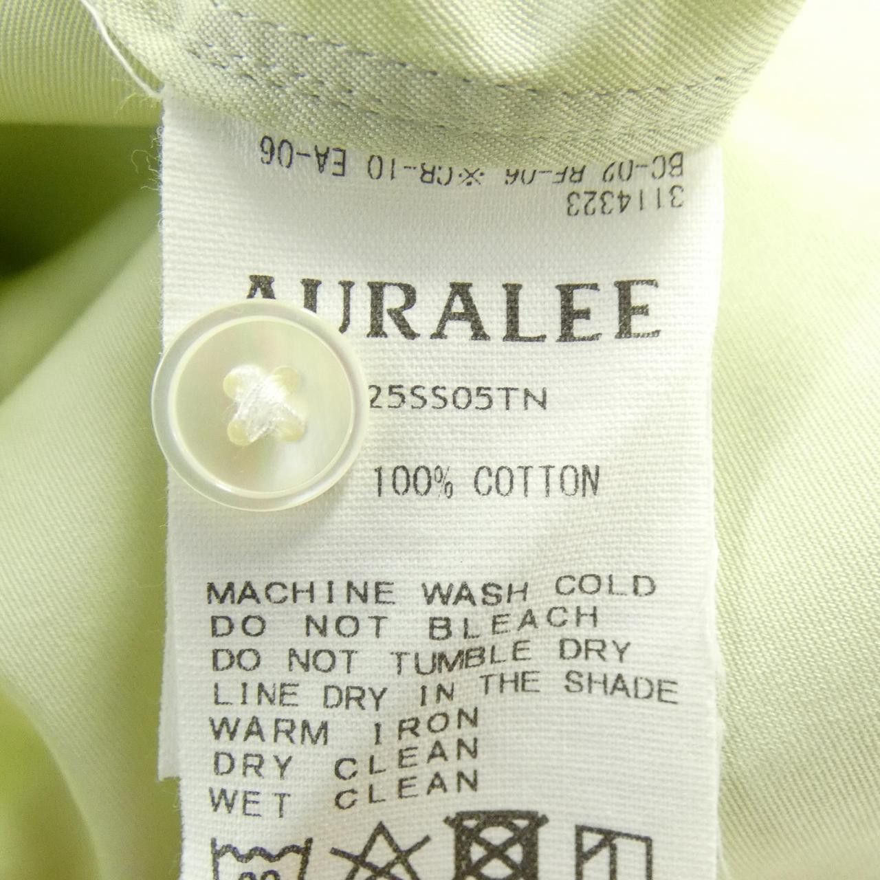 Other Other AURALEE Shirt Textile Tops A255505TN DUTY FREE for USA Size ONE SIZE - 3 Thumbnail