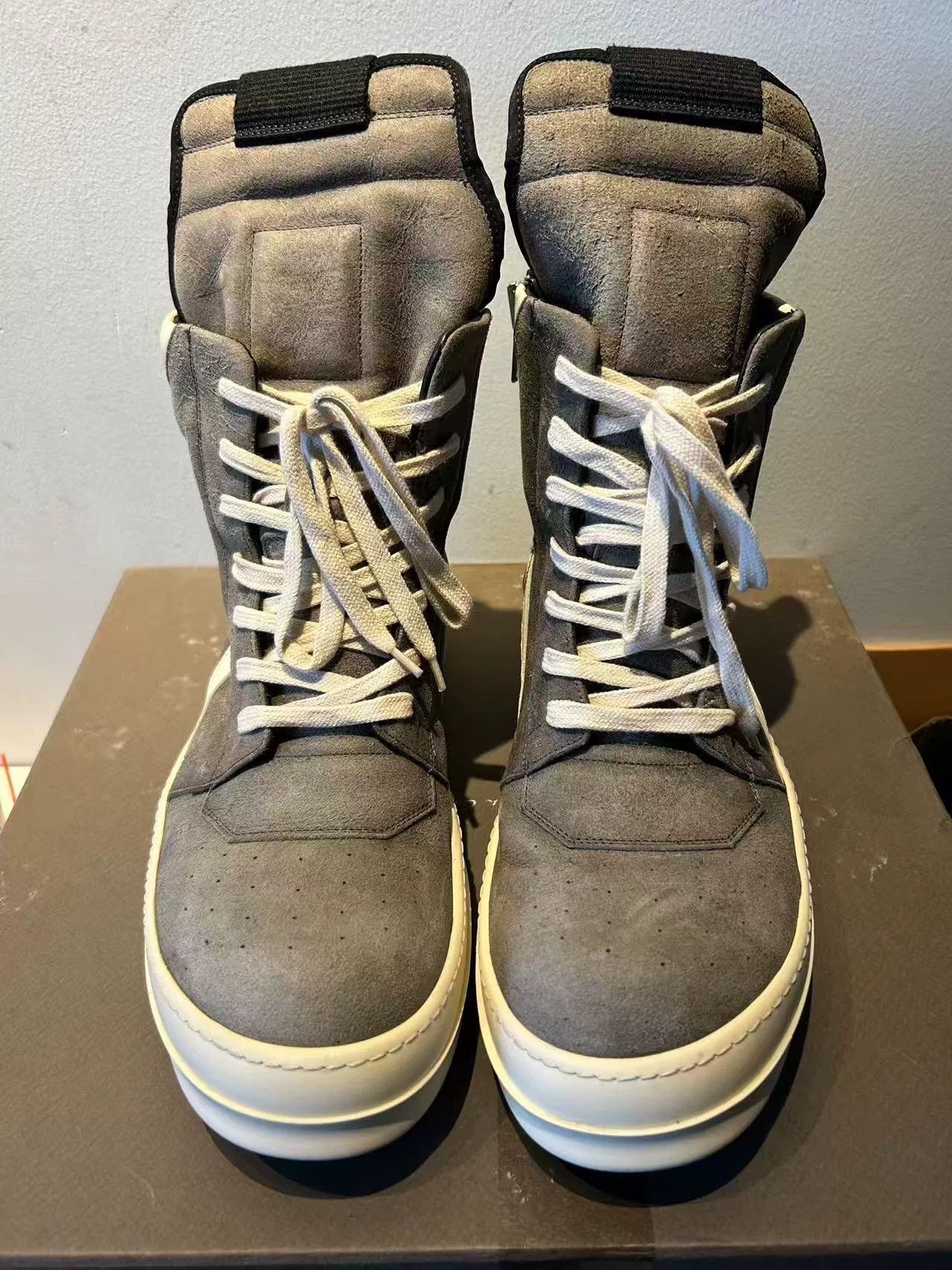 Rick Owens Rick Owens Suede Brown Hitop Sneakers 43 Men Size US 10 / EU 43 - 3 Thumbnail