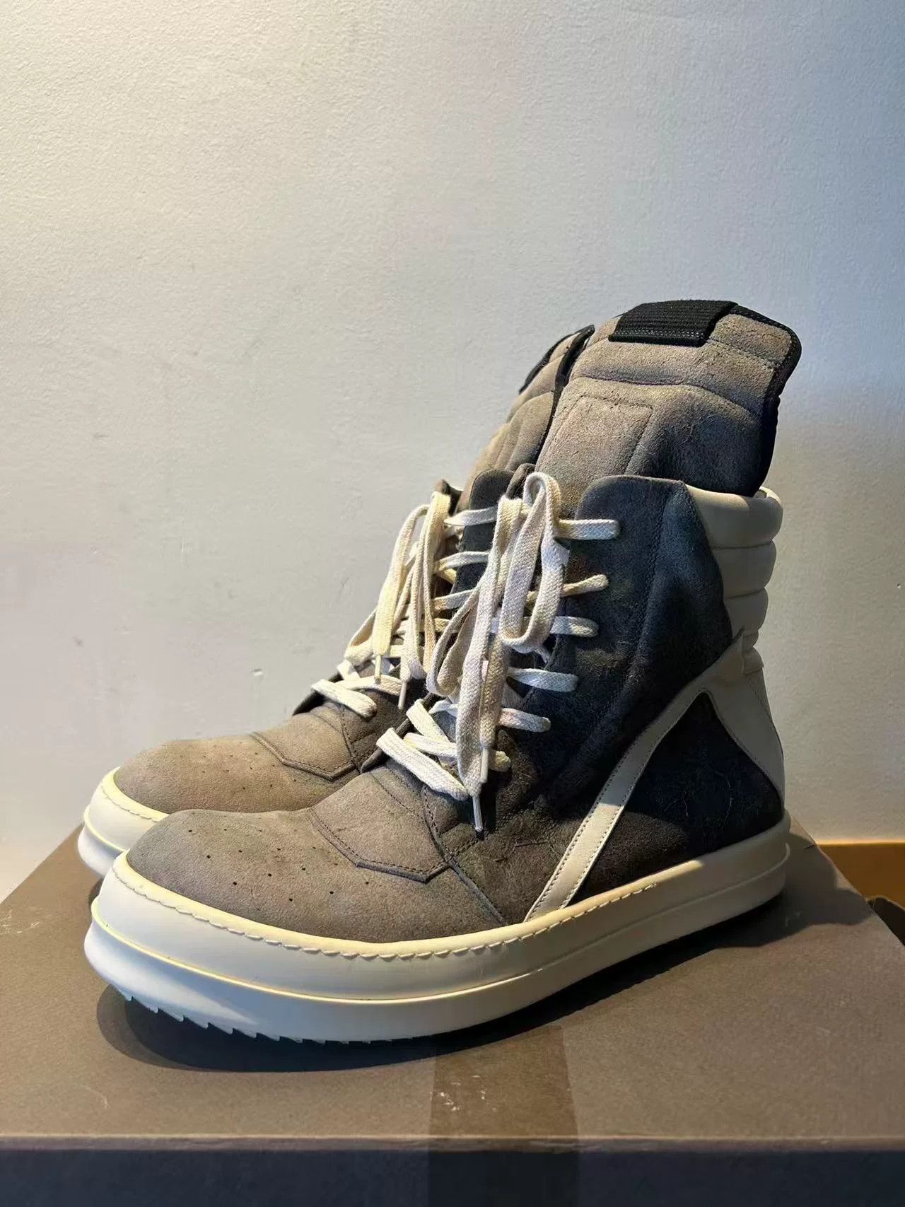Rick Owens Rick Owens Suede Brown Hitop Sneakers 43 Men Size US 10 / EU 43 - 2 Thumbnail